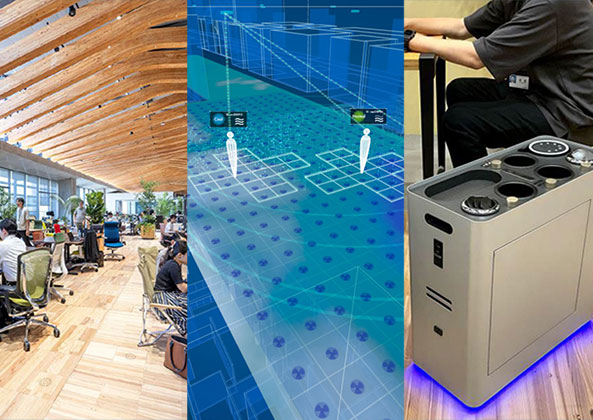 テクニカルニュース:空間全体から個人まで。働く環境を快適にするシミズの環境制御技術